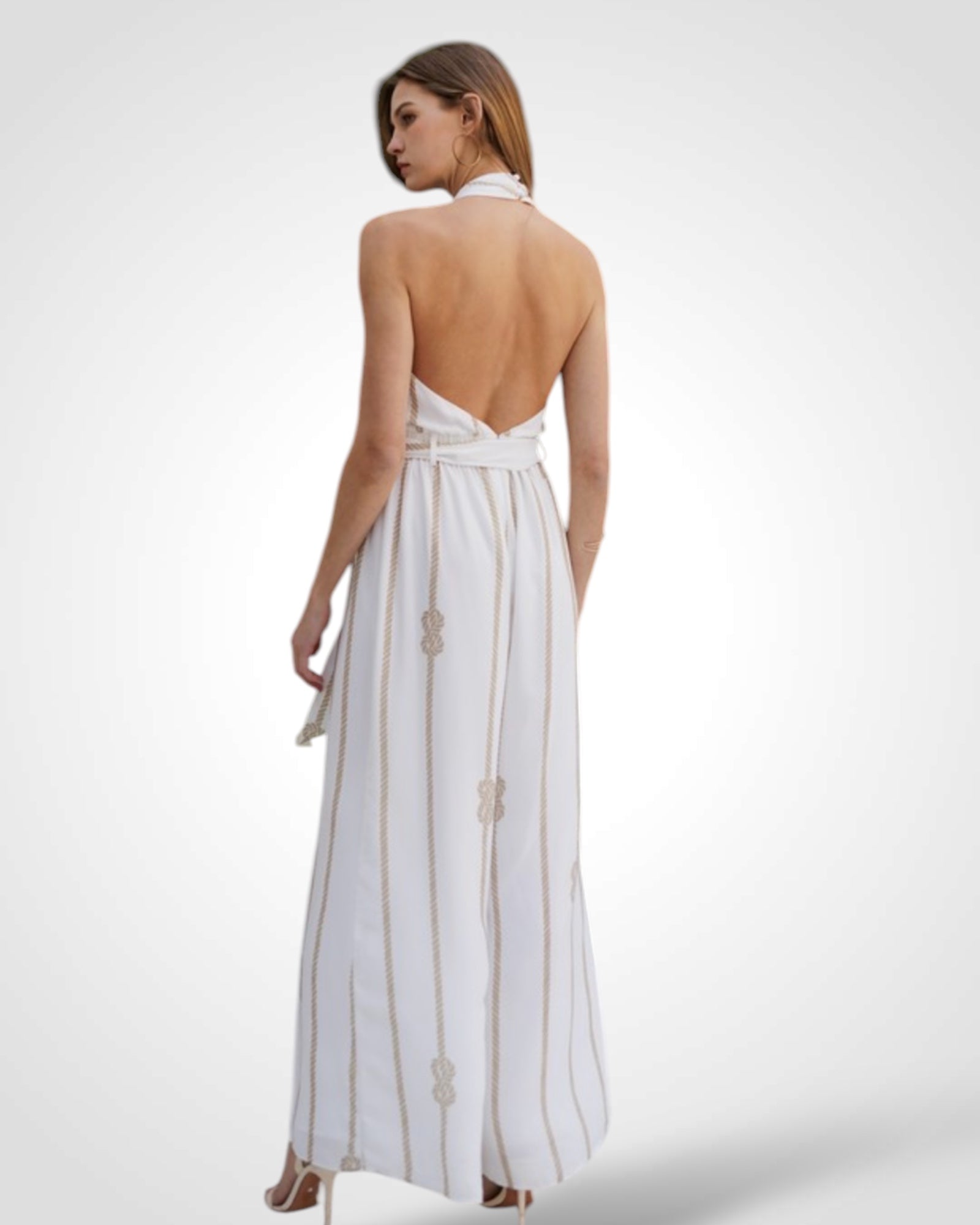 Urška - Kombinezon s Prekrižanim Ovratnikom