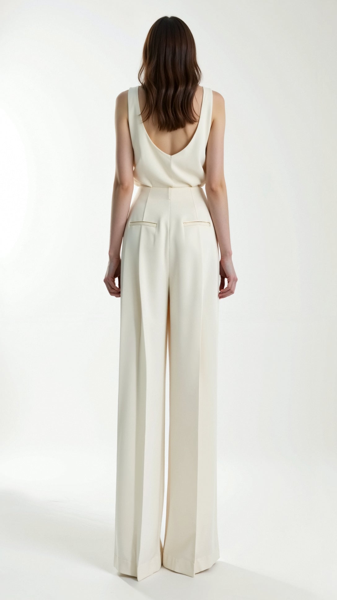 Julija - Minimalistične Hlače iz Krepa