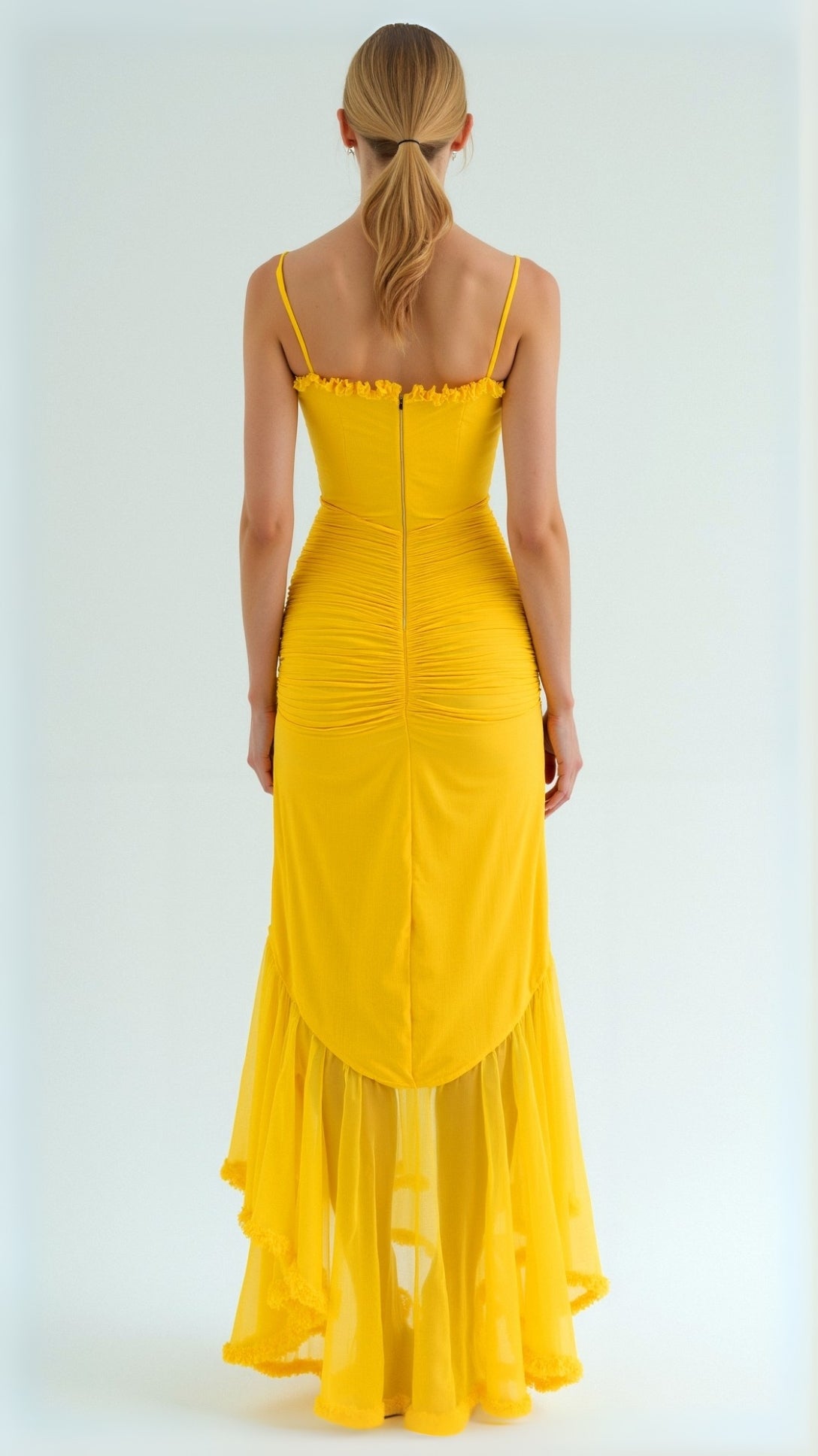 Edith Elegant Sweetheart Maxi Dress